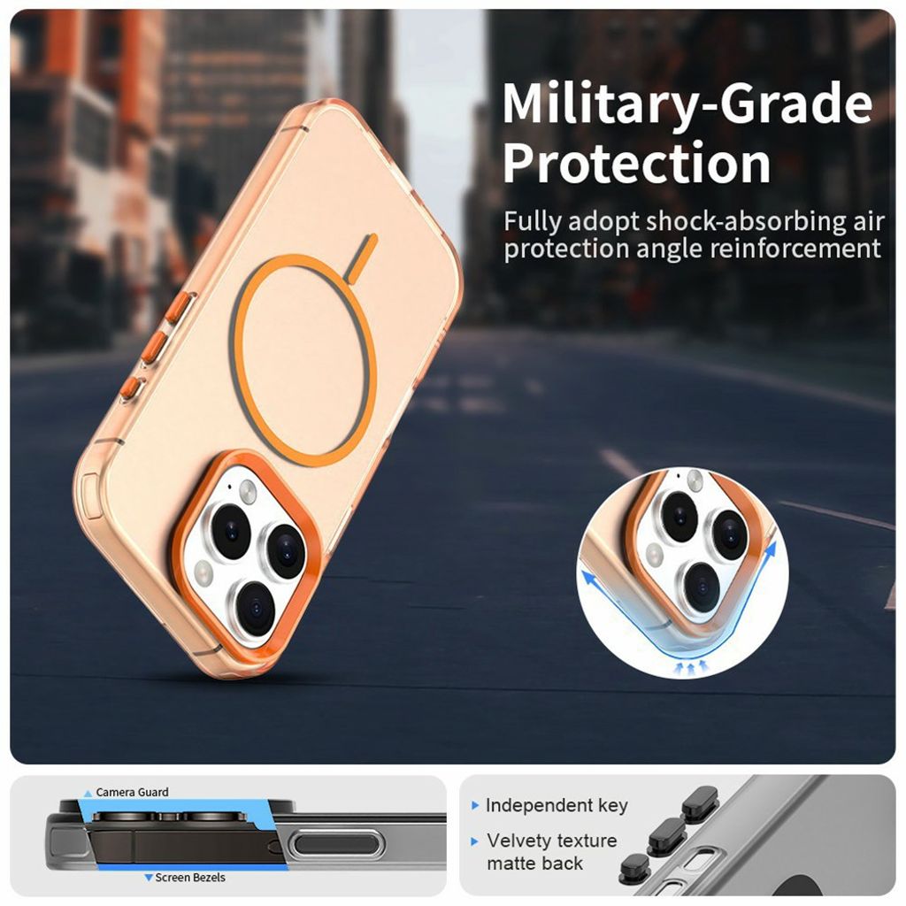 iPhone 16 Pro Deksel med MagSafe - Oransje