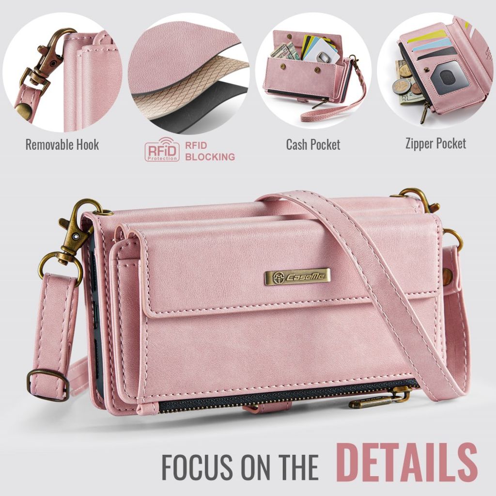 CASEME iPhone 6 Plus / 7 Plus / 8 Plus Kotelo - Vaaleanpunainen