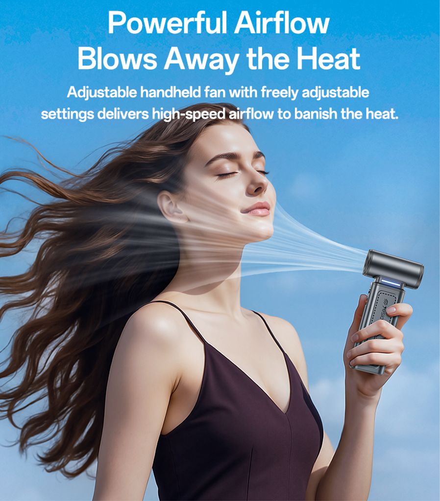 YESIDO YF19 3-i-1 handhållen fläkt / dammblåsare / dammsugare