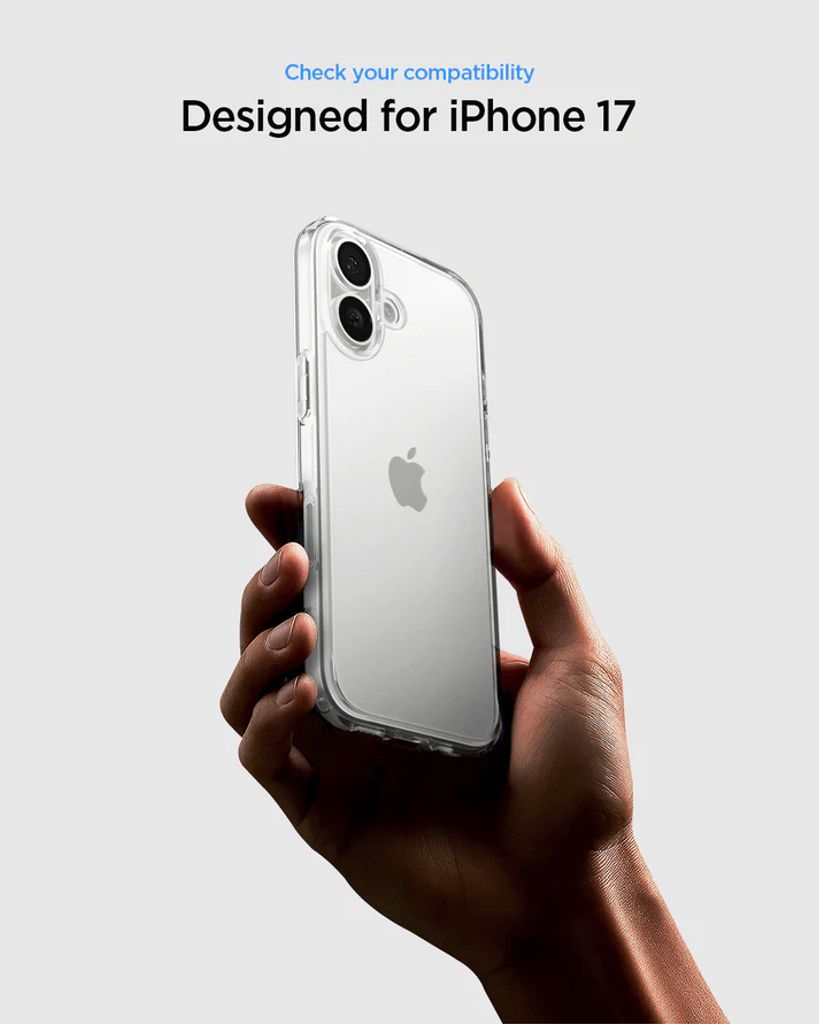 Spigen iPhone 17 Ultra Hybrid Deksel - Crystal Clear