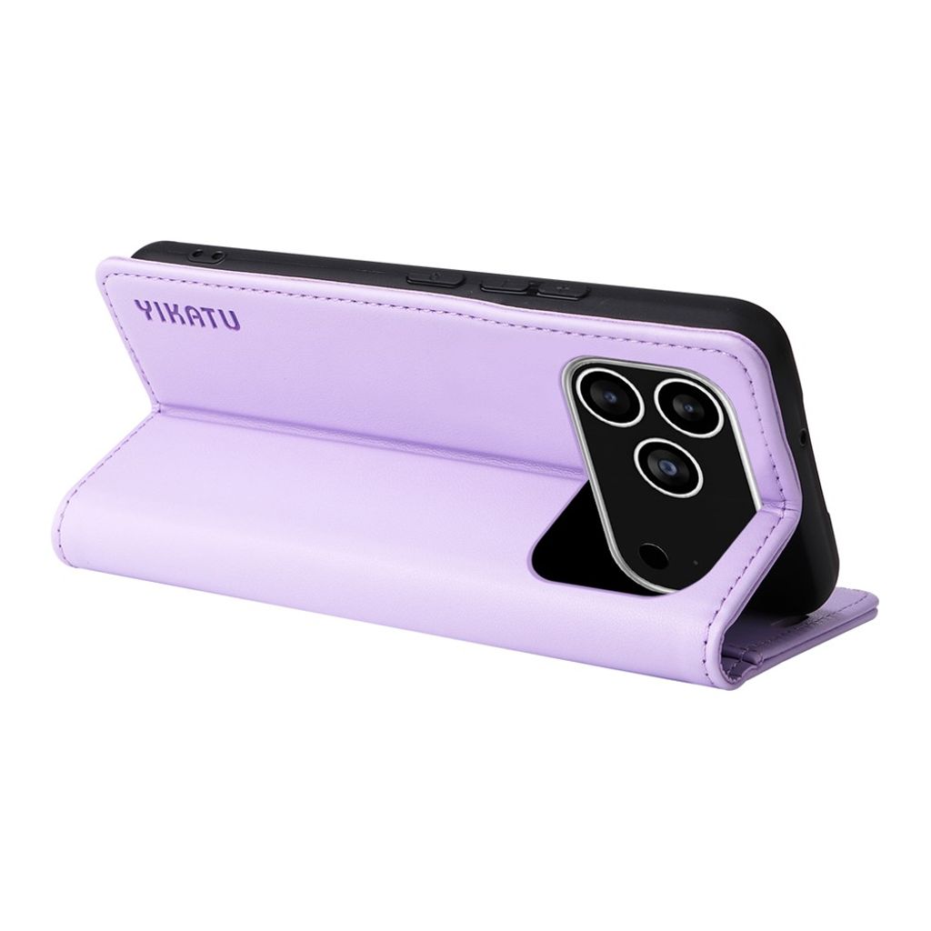 YIKATU iPhone 17 Pro Wallet cover - Purple