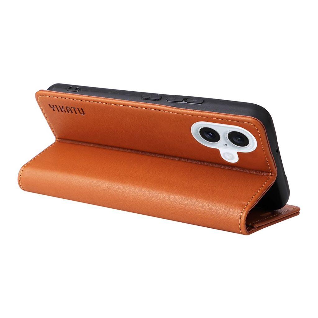 YIKATU iPhone 17 Wallet cover - Brown