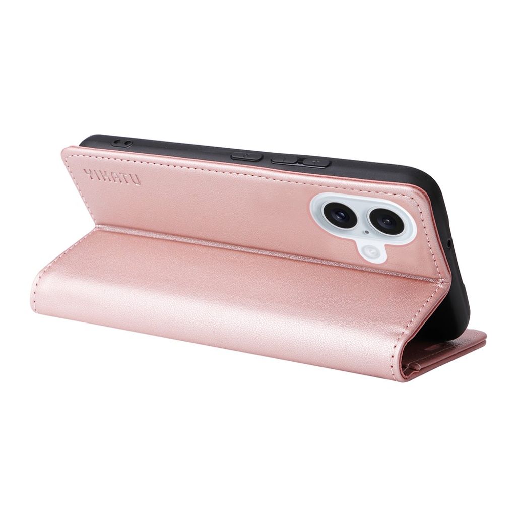 YIKATU iPhone 17 Wallet cover - Rose Gold