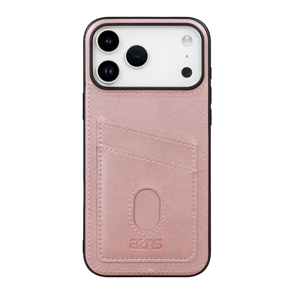 AZNS iPhone 18 Pro Skal i PU-läder - Roséguld