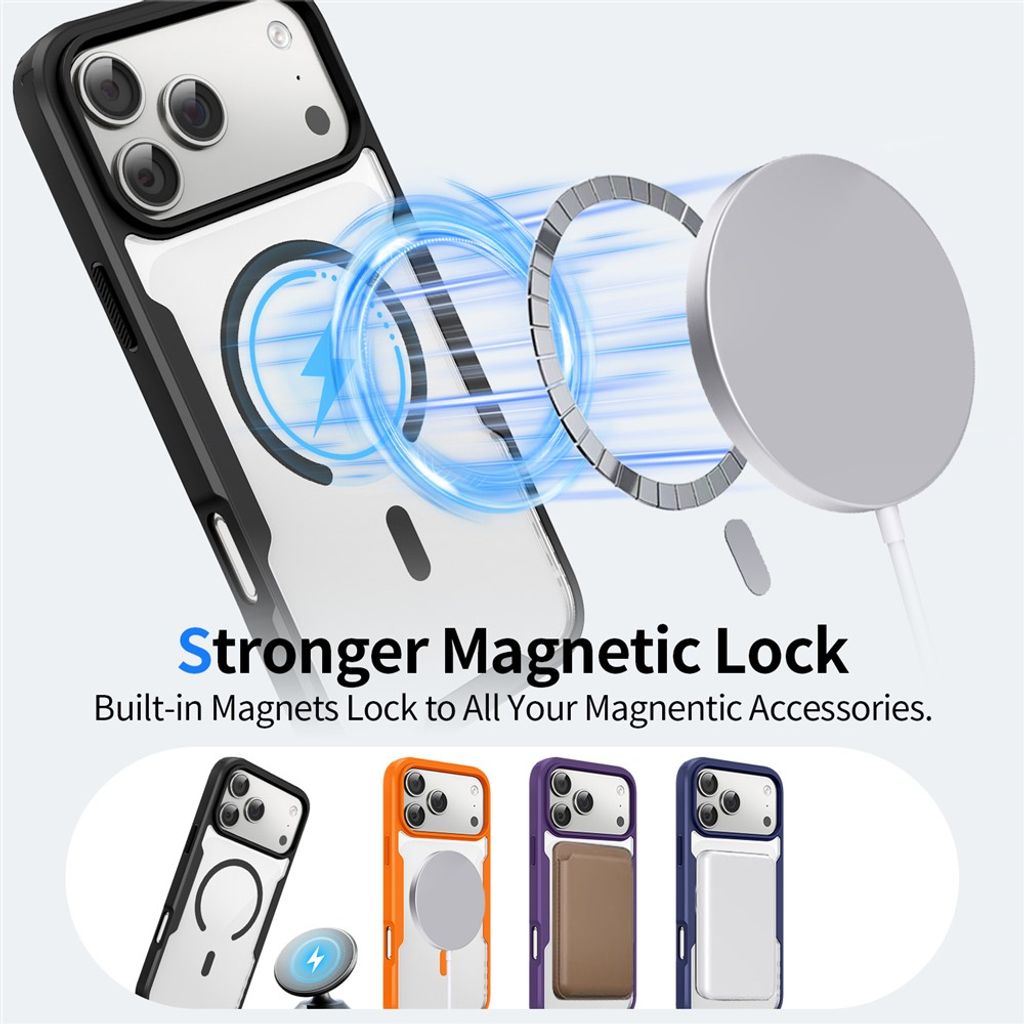 iPhone 18 Pro Max/17 Pro Max MagSafe Skal - Svart