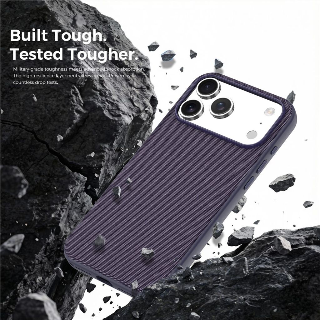 iPhone 18 Pro MagSafe Cover med Tech Fabric - Lilla