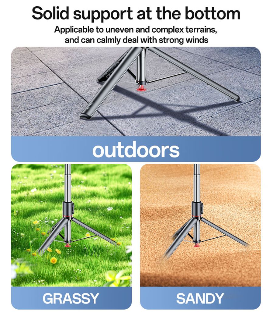 YESIDO SF30 Pop Up Tripod Udtrækkelig Selfiestang – 1,7 m