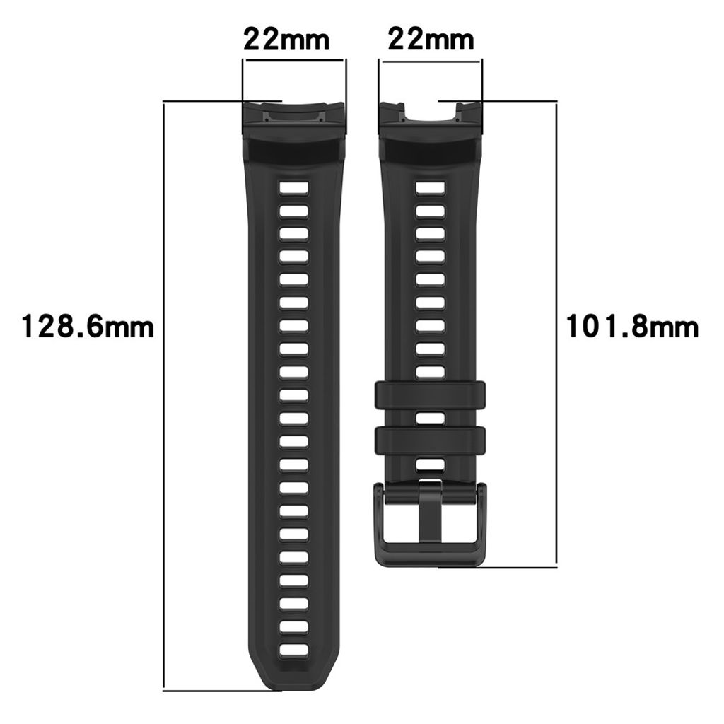 Garmin Instinct 3 45mm Watch Strap Silicone – Black