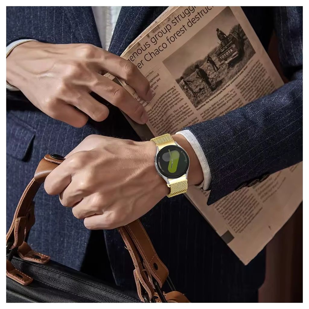 Garmin Forerunner 165/168/D2 Air X10/vivoactive 5 etc. Watch Band - Gold