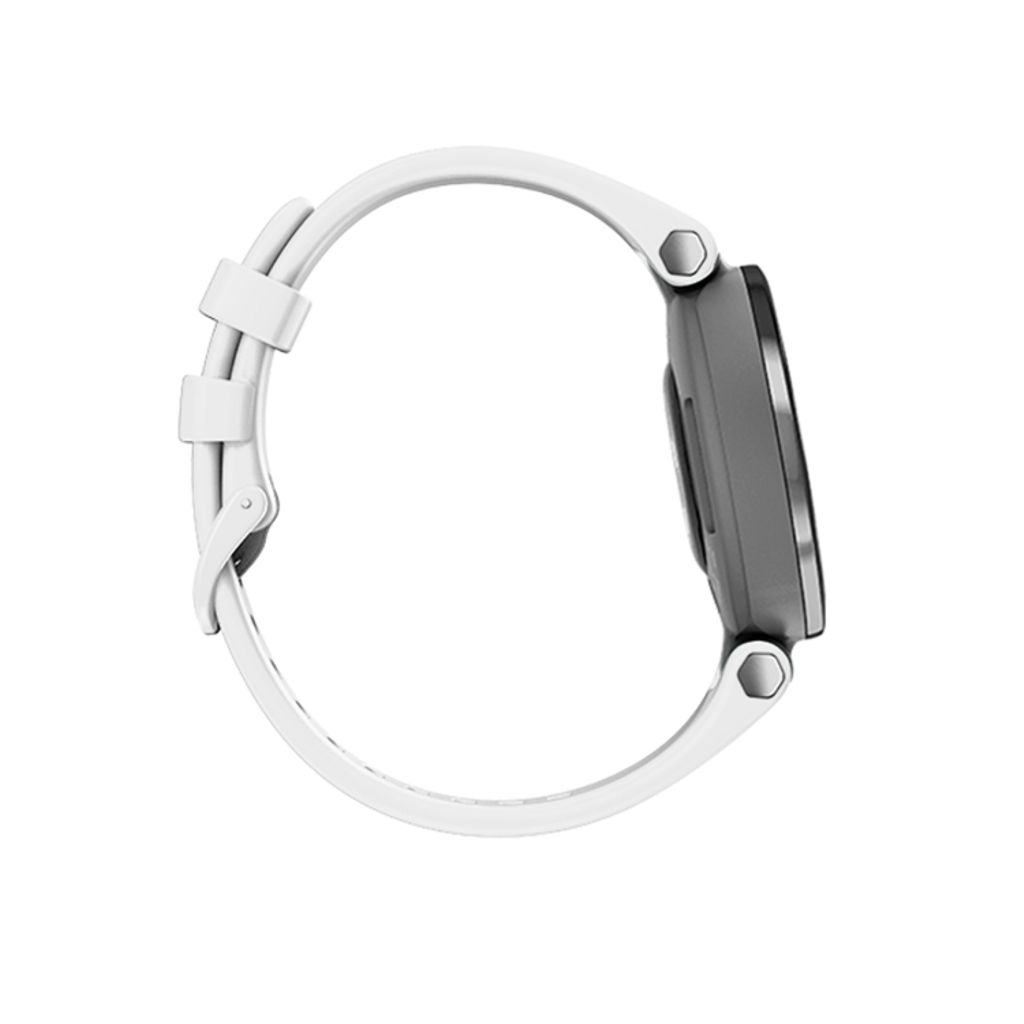 Garmin Lily Klokkereim i silikon ensfarget - Hvit