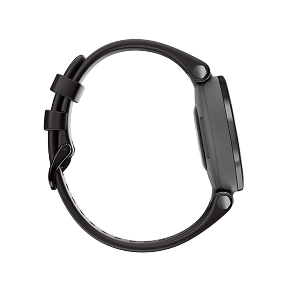 Garmin Lily Klokkereim i silikon ensfarget - Svart