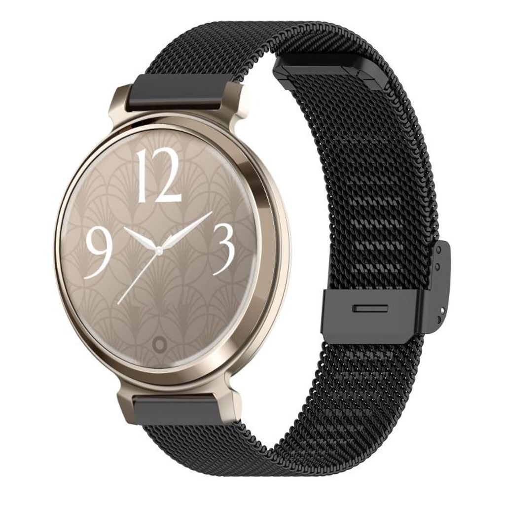 Garmin Lily 2 Kockarmband milanese i rostfritt stål - Svart