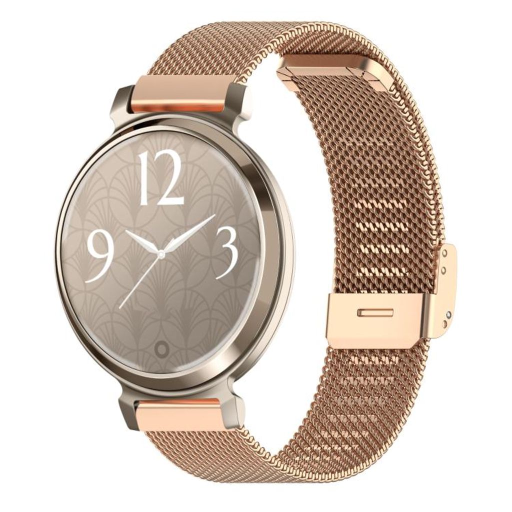 Garmin Lily 2 Kockarmband milanese i rostfritt stål - Roséguld