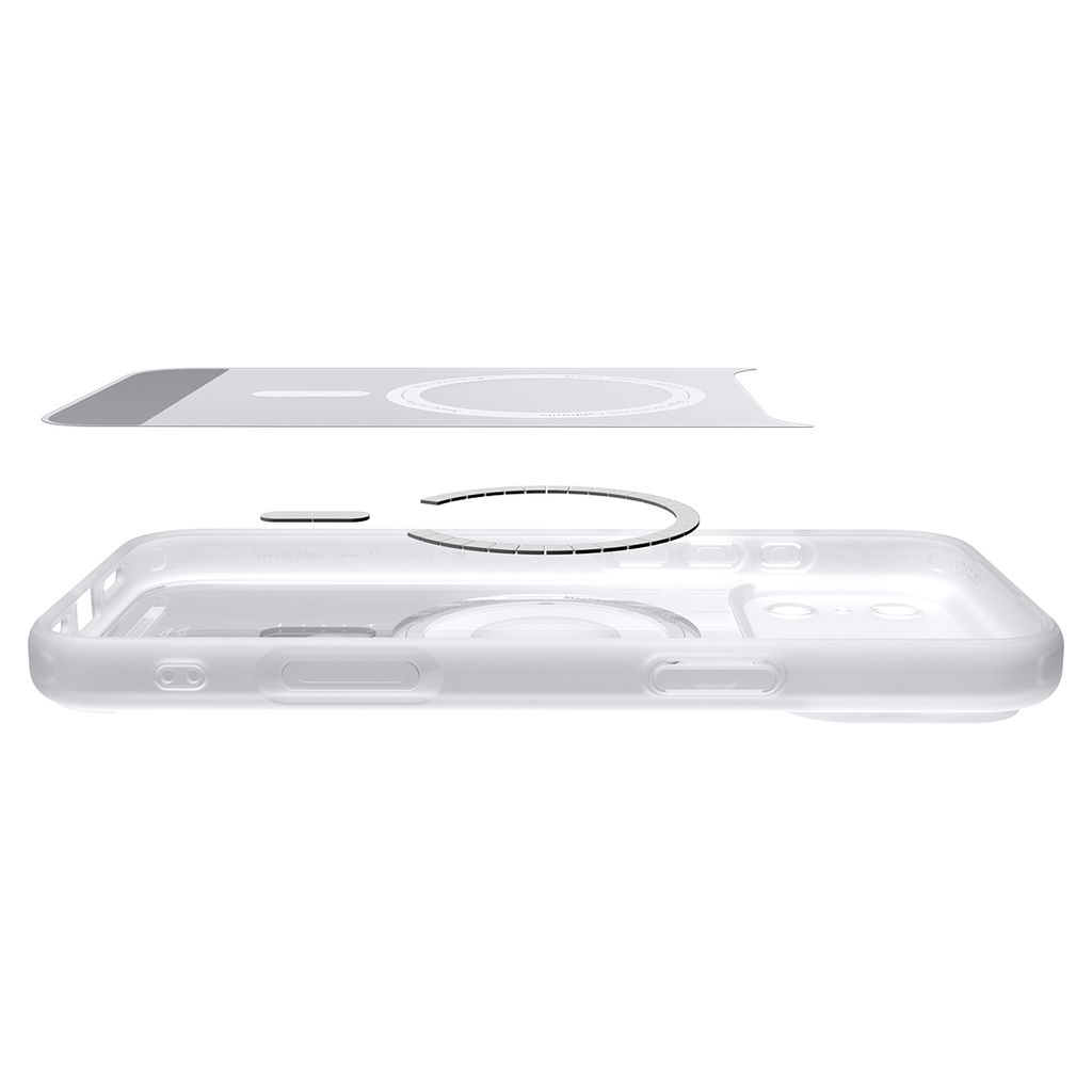 Spigen Ultra Hybrid MagFit Classic Skal till iPhone 18 Pro /17 Pro - Silver