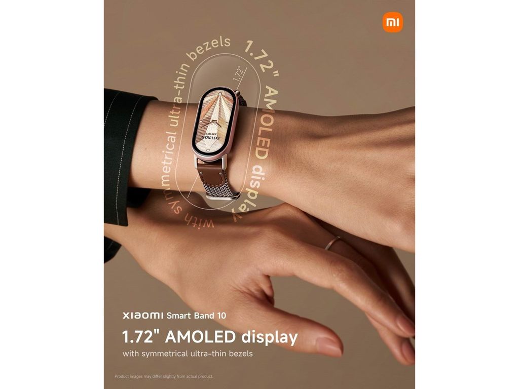 Xiaomi Smart Band 10 Glacier Silver – Smart aktivitetsarmbånd