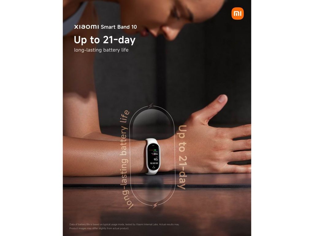 Xiaomi Smart Band 10 Mystic Rose – Smart aktivitetsarmbånd