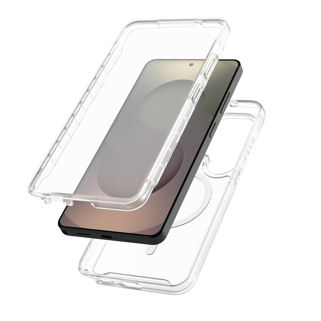 Mobique Samsung Galaxy S26 Ultra Fulddækkende MagSafe-cover - Gennemsigtig