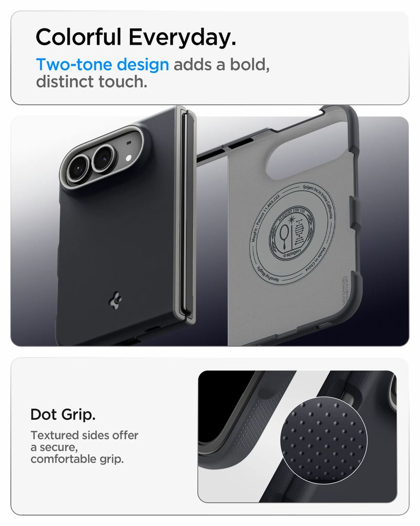 Spigen Nano Pop MagFit Skal till iPhone Duo - Svart