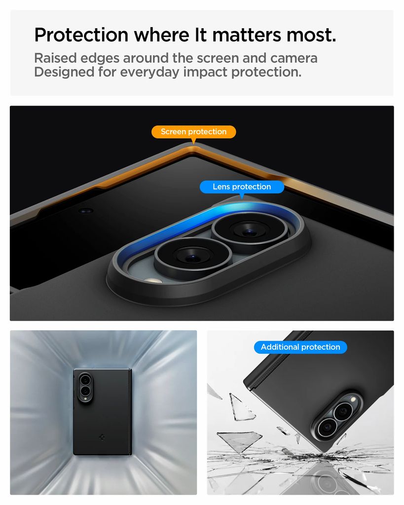 Spigen Air Fit Pro MagFit Deksel til Samsung Galaxy Z Fold8 - Svart