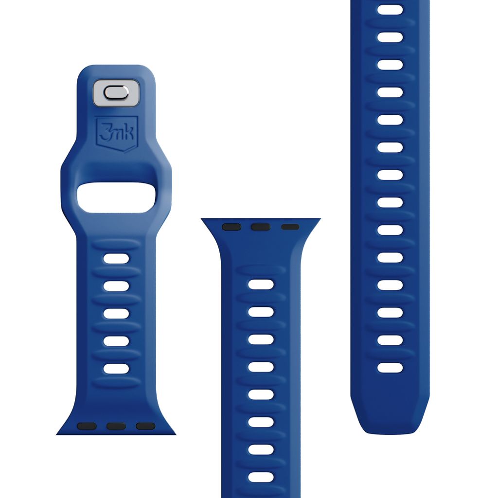 3mk Silikone Urrem til Apple Watch 38/40/41mm  - Blå