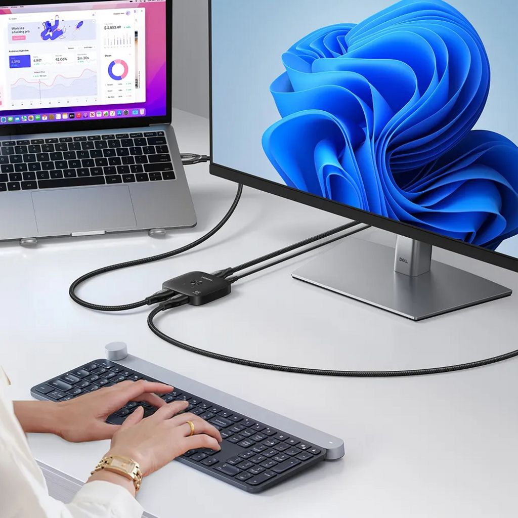 Ugreen 65877 HDMI-switch - Sort