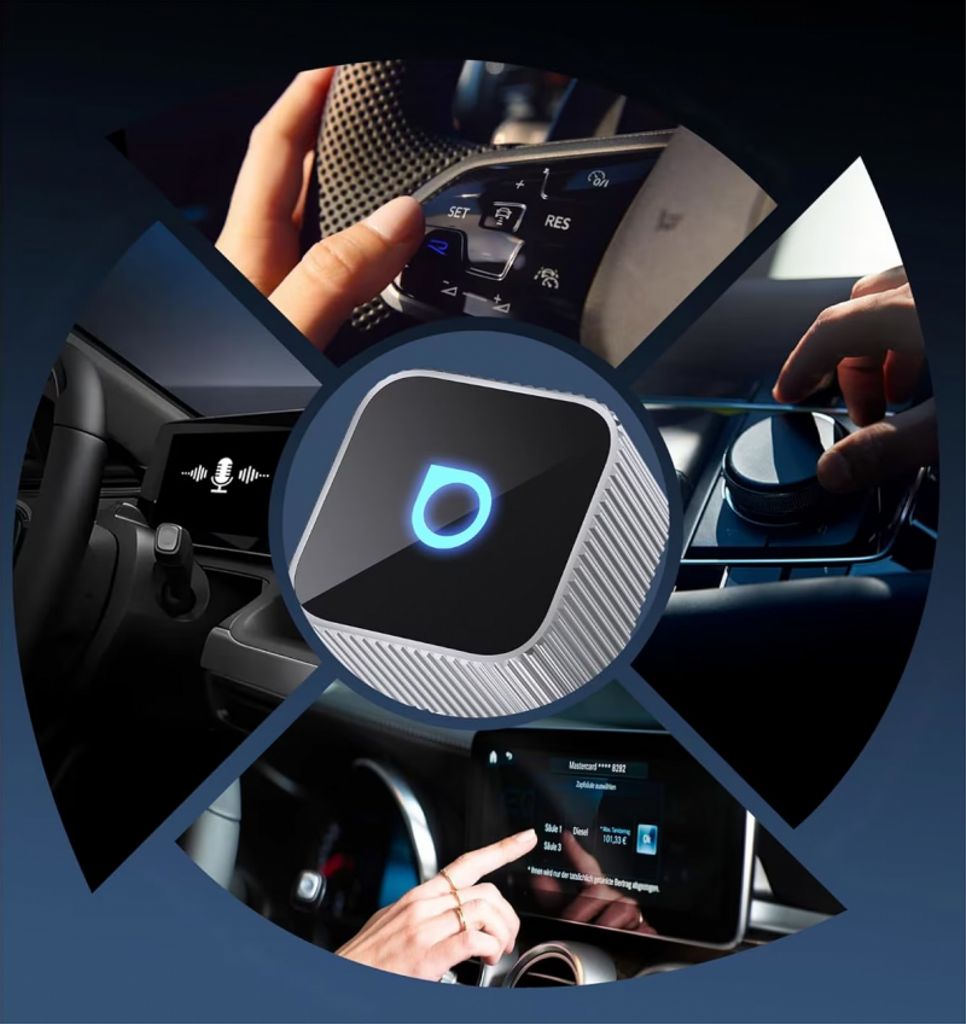 Ottocast Mini Cube trådlös CarPlay / Android Auto adapter