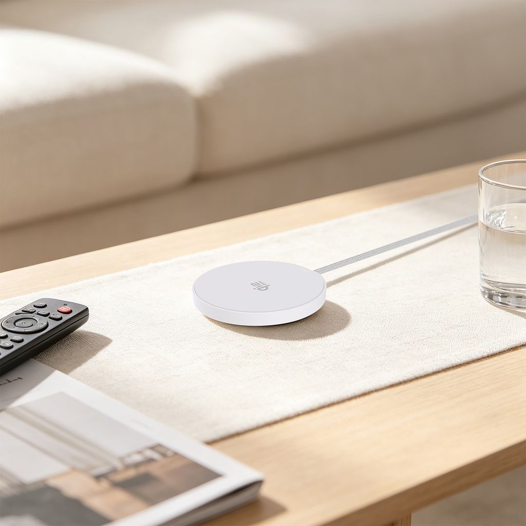 4Smarts Qi2 25W Trådløs Oplader MagSafe 1.2m – Hvid