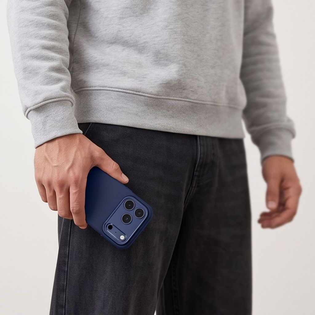 Tech-Protect Uniq CC MagSafe -kuori iPhone 18 Pro Max/17 Pro Max:lle - Tummansininen