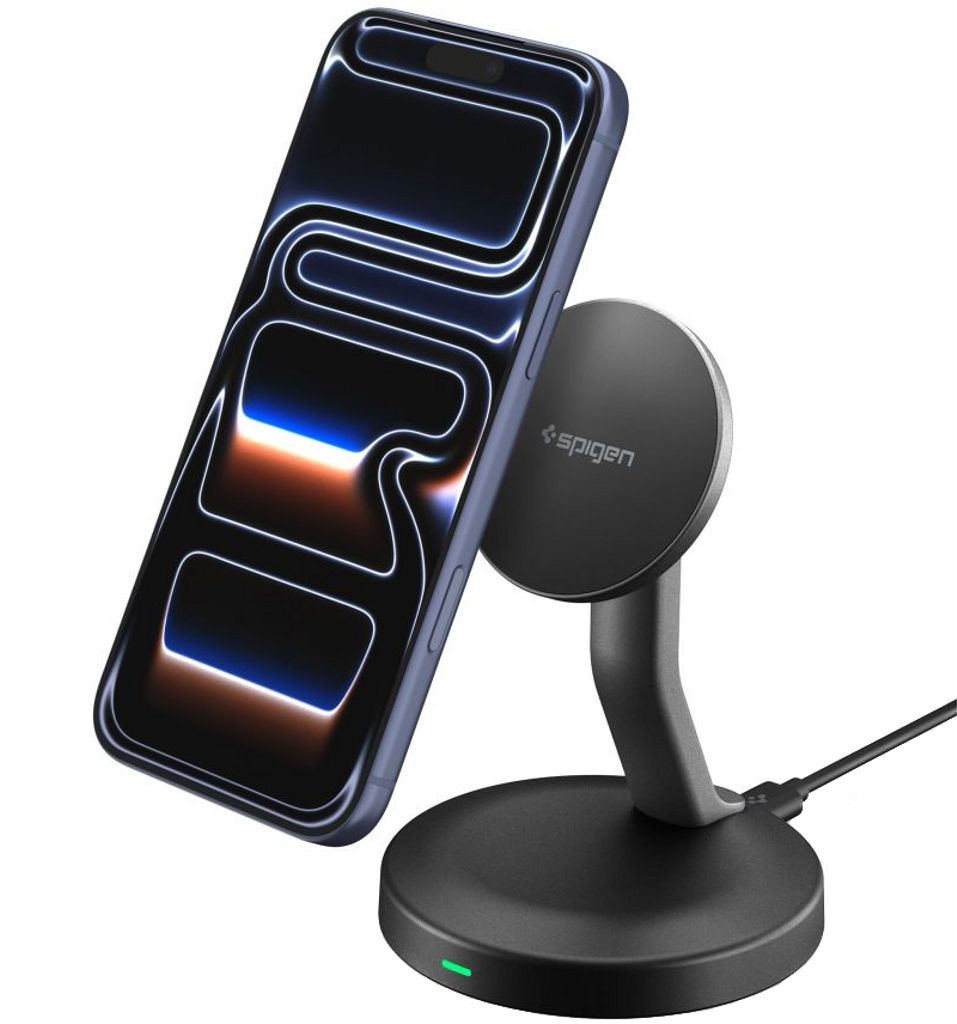 Spigen EF151MS trådlös laddare 15W – svart
