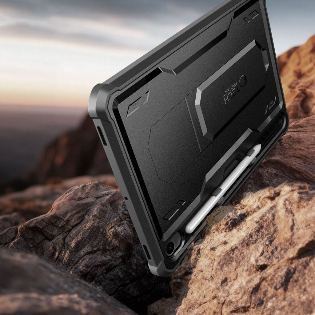 Tech-Protect Kevlar Pro Skal Samsung Galaxy Tab S9/S9 FE/S10 FE/S10 Lite - Svart