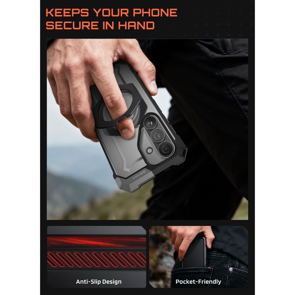 Supcase UB Grip MagSafe Cover til Samsung Galaxy S26 - Sort