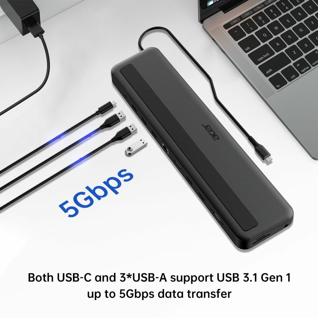 Acer USB-C 13-i-1 Dokkingstasjon