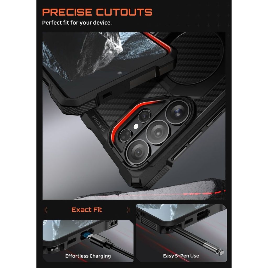 Supcase UB Grip MagSafe Cover til Samsung Galaxy S26 Ultra - Sort