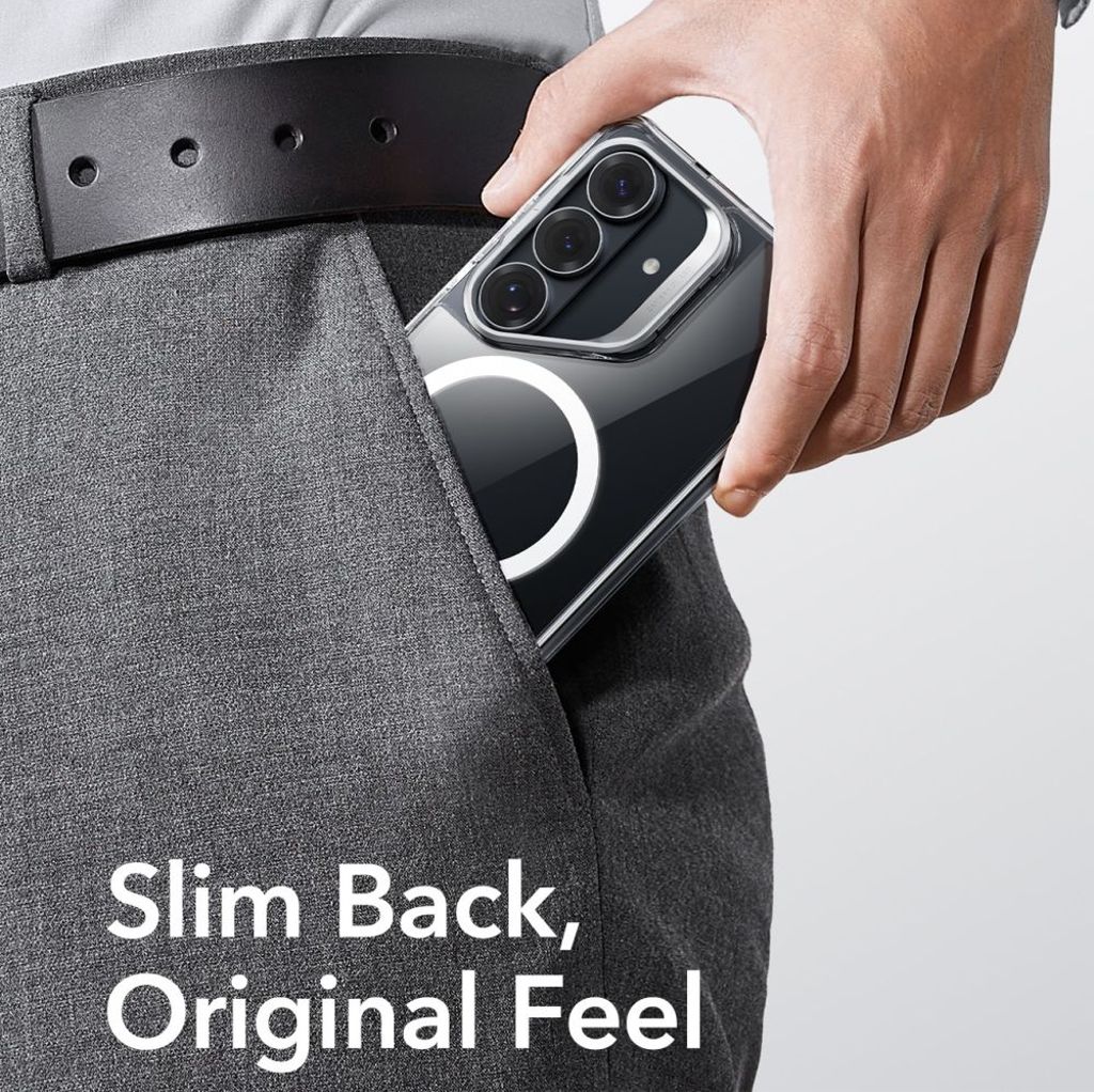 ESR Classic Hybrid Kickstand MagSafe Kuori Samsung Galaxy S26 Plus - Läpinäkyvä