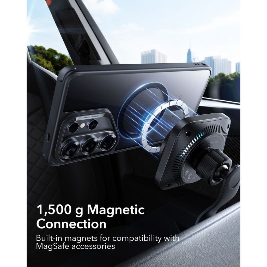 ESR Classic Hybrid MagSafe Cover til Samsung Galaxy S26 Ultra - Gennemsigtig sort