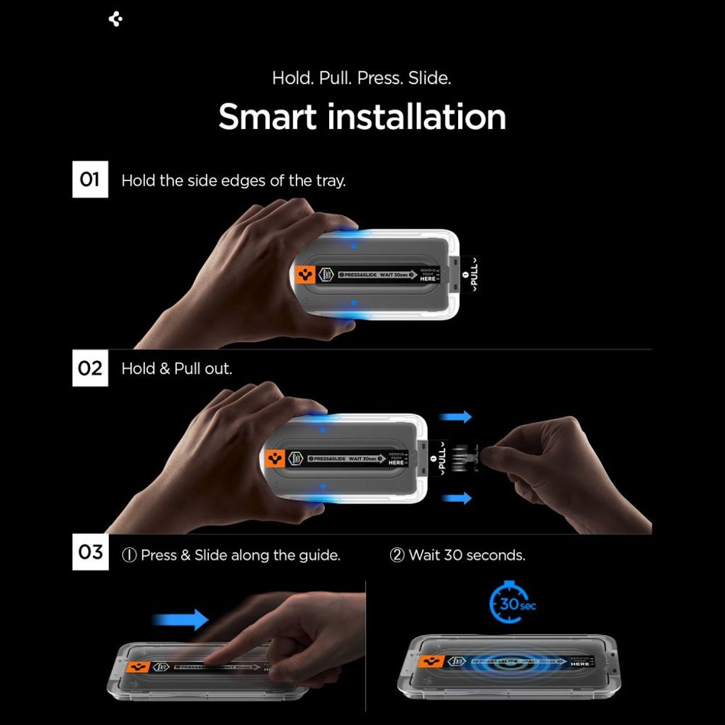 Spigen Glas.tR EZ Fit Pro 2-Pack Skærmbeskyttelse til Samsung Galaxy A57 5G
