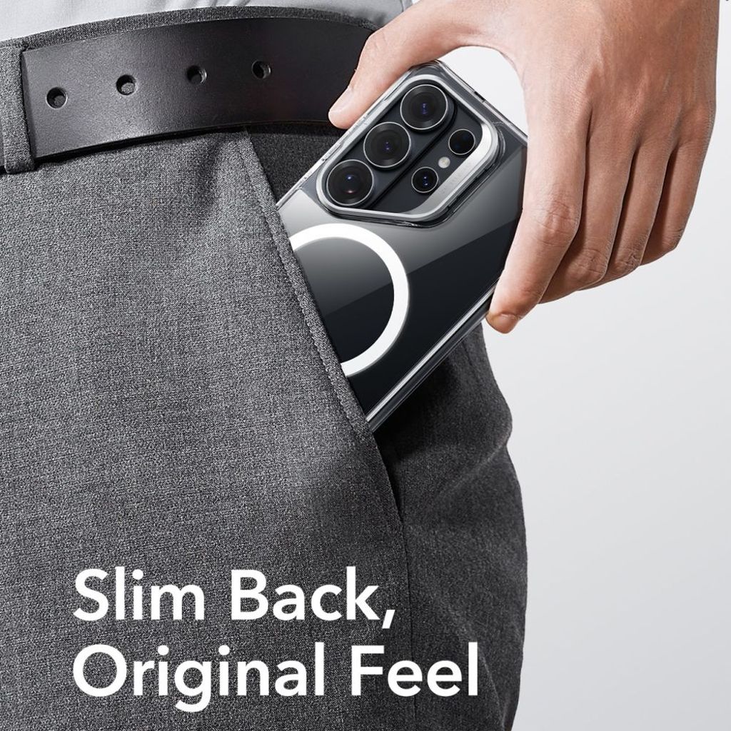 ESR Classic Hybrid Kickstand MagSafe Cover til Samsung Galaxy S26 Ultra - Gennemsigtig