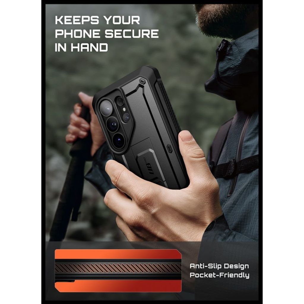 Supcase Unicorn Beetle Pro Set Kuori Samsung Galaxy S26 Ultra - Musta