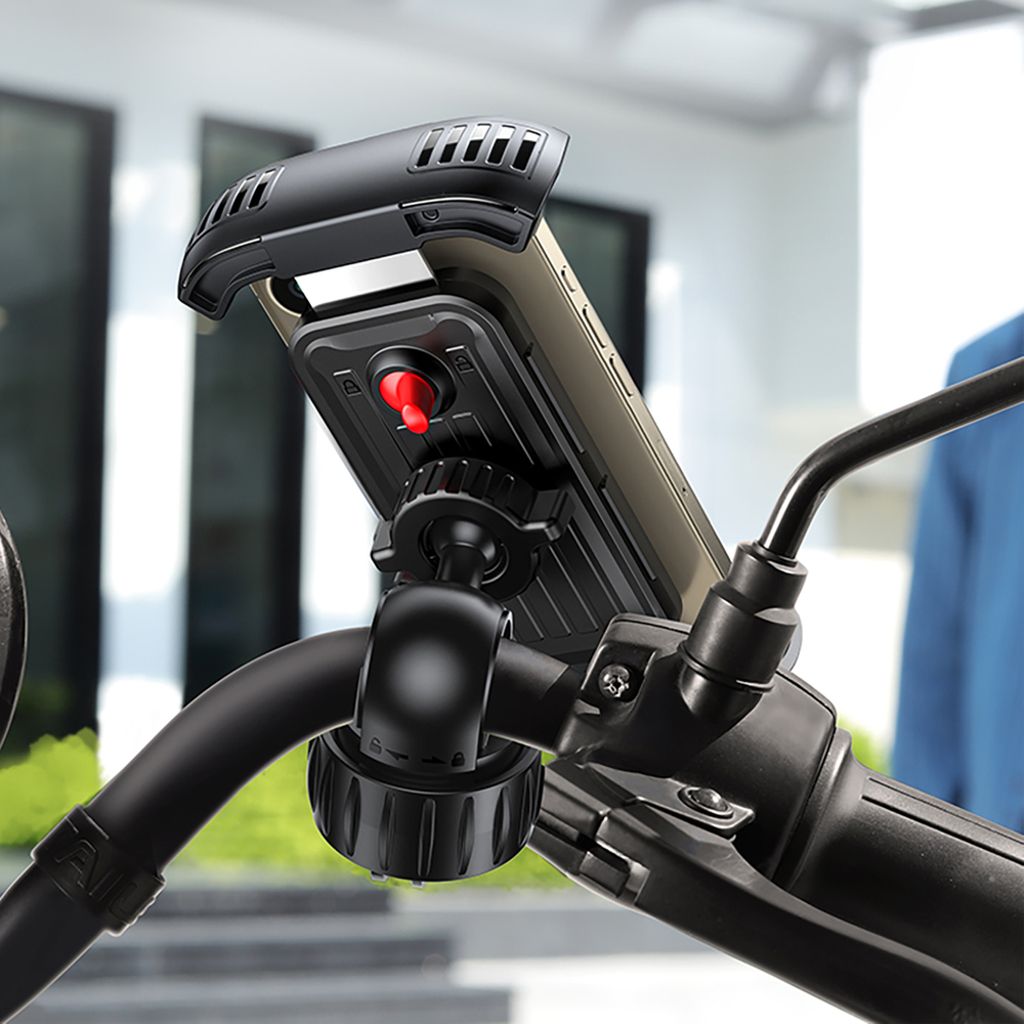 Ugreen LP494 Telefonholder for Sykkel/Motorsykkel - Svart