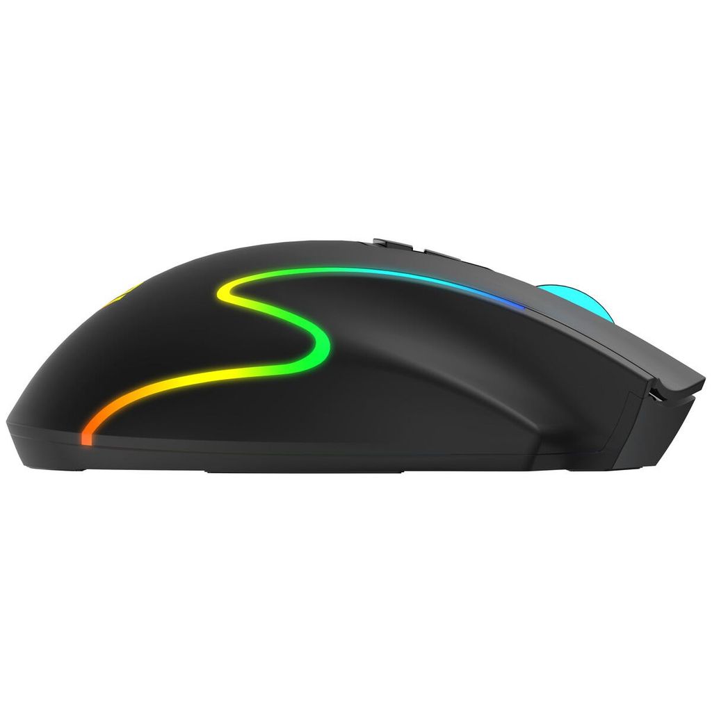 Exibel GMBX-5 trådløs gamingmus RGB – sort