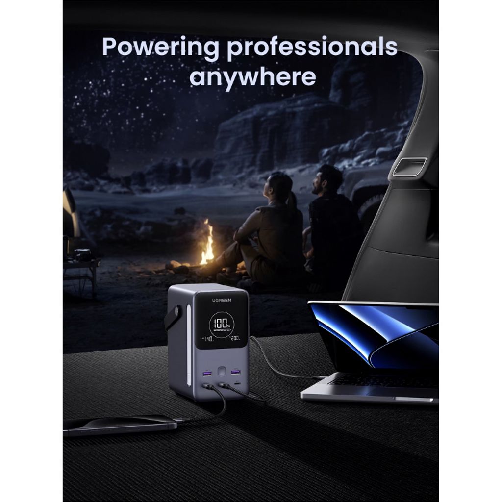 UGREEN PB770 powerbank 48000mAh 300W – grå