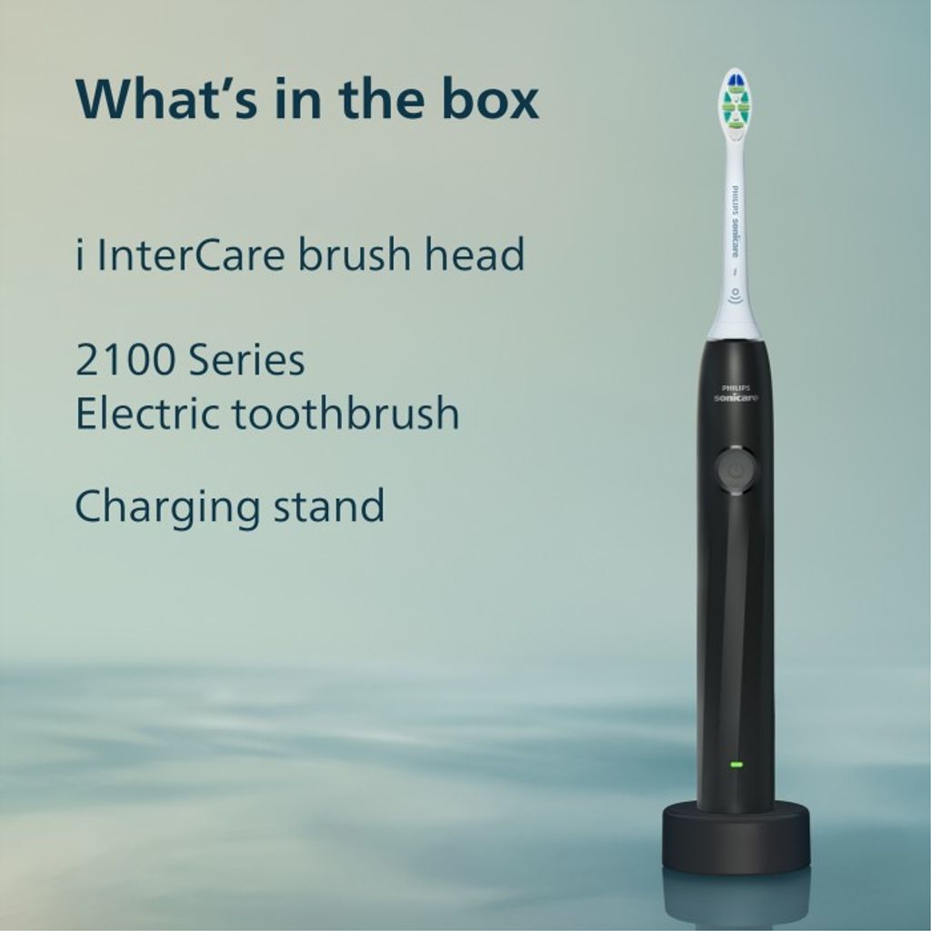 Philips Sonicare 2100 Series eltandborste HX4021/21 – Svart