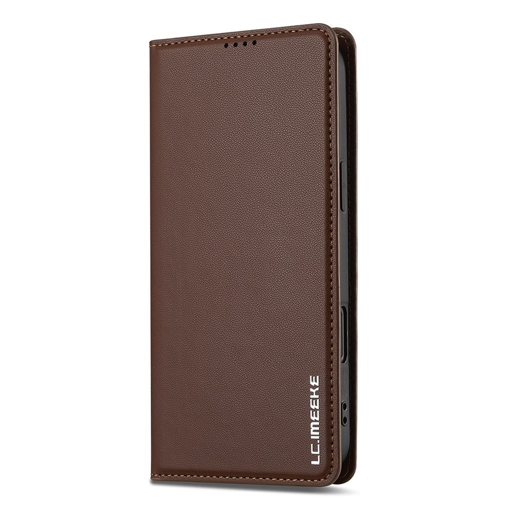 LC.IMEEKE iPhone 17 Wallet Cover - Brown