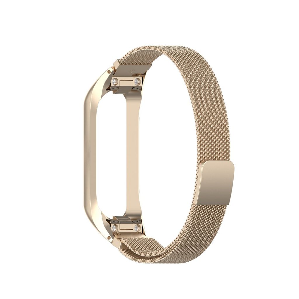 Samsung Galaxy Fit 2 Smartwatch Urrem Rustfrit Stål – Champagne