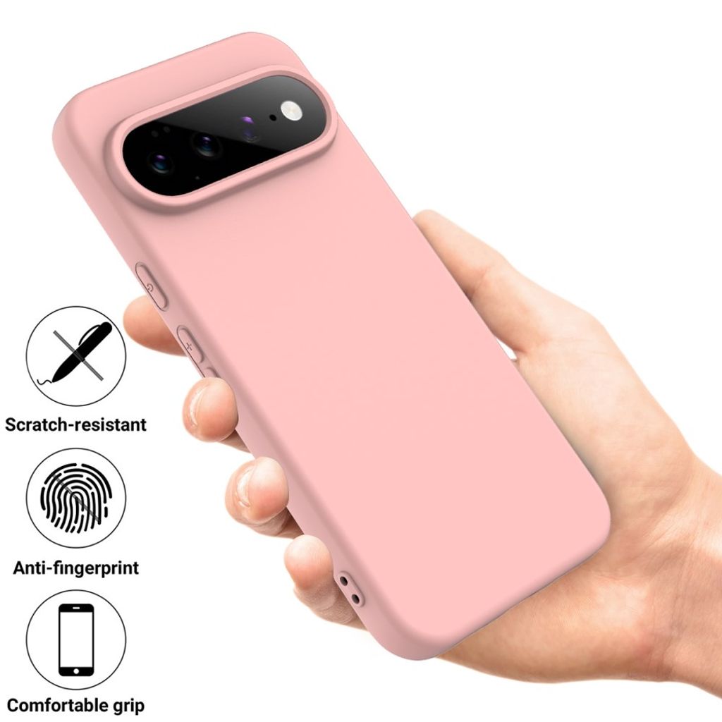 Google Pixel 11 Pro XL Deksel I Silikon - Rosa