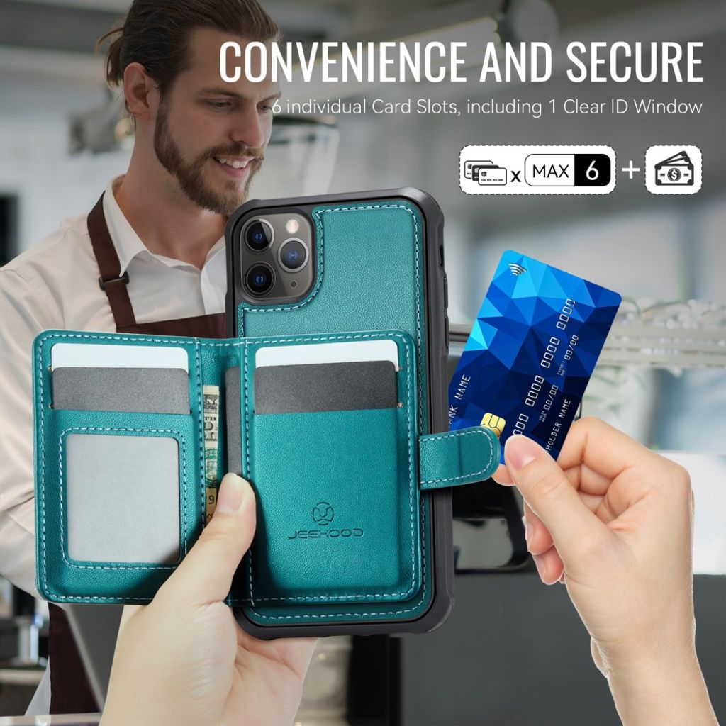 JEEHOOD iPhone 11 Pro Cover med MagSafe - Grøn