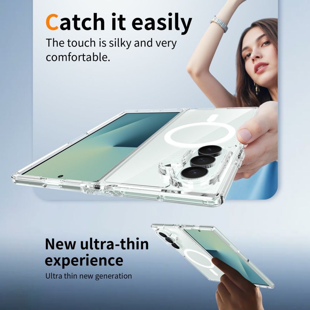 Samsung Galaxy Z Fold8 Ultra MagSafe Cover - Gennemsigtig