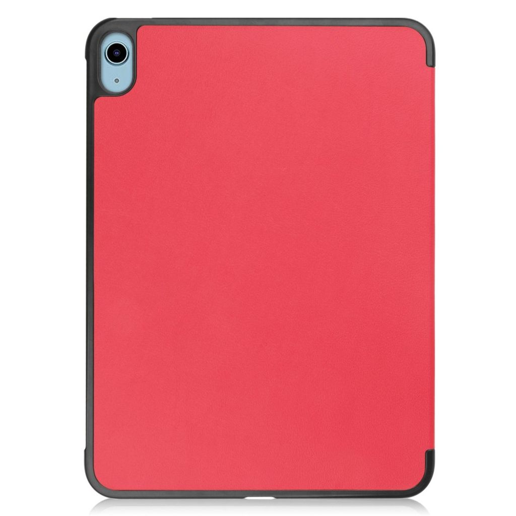 iPad A16 11" 2025/10.9" 2024 Tri-fold flip cover i kunstlæder - Rød