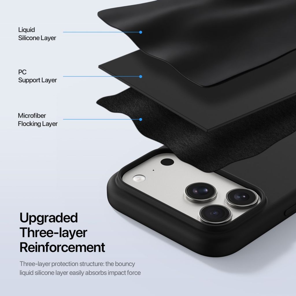 DUX DUCIS iPhone18 Pro Max/17 Pro Max Skal i Silikon - Svart