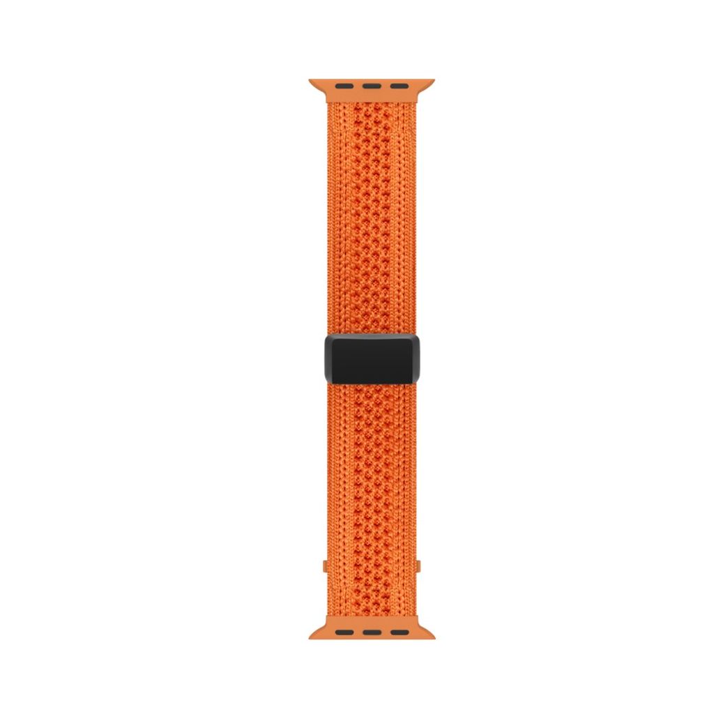 Apple Watch 42/41/40/38mm Klockarmband i nylon spetsdesign - Orange